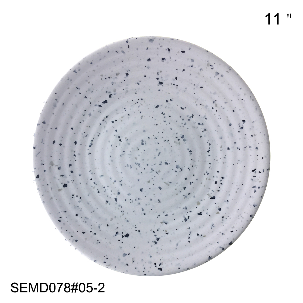 melamine terrazzo dinnerware