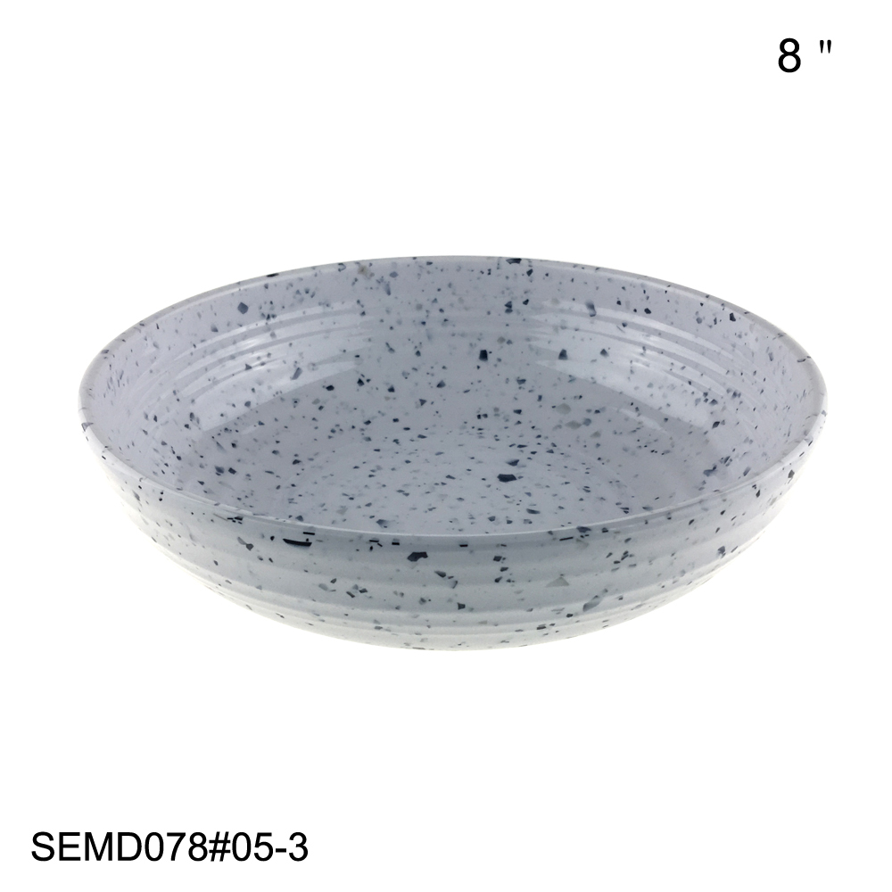 melamine terrazzo dinnerware