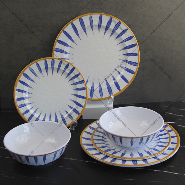 melamine dinner set
