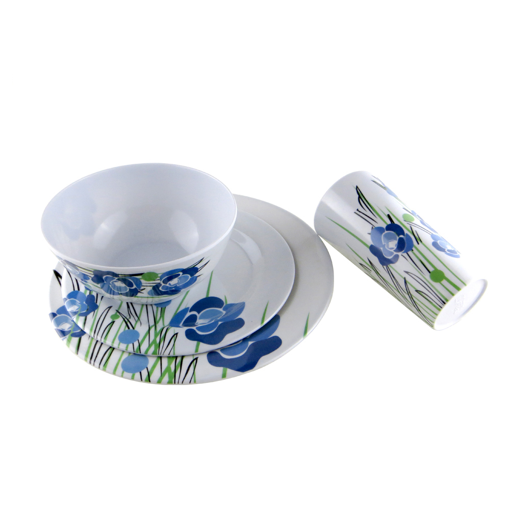 melamine dinner set