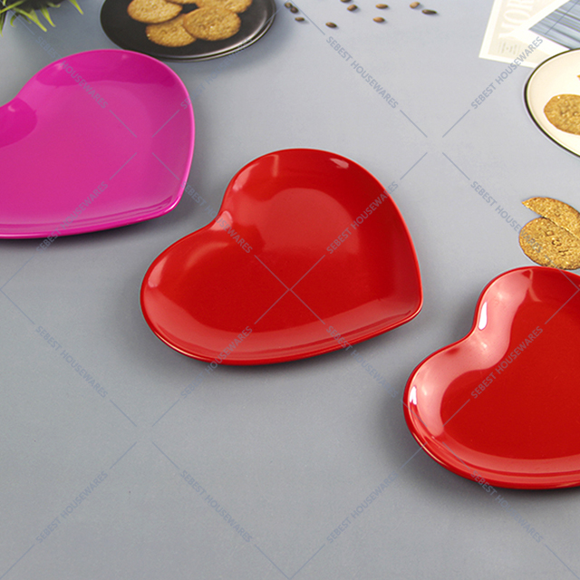heart shaped dinner plates