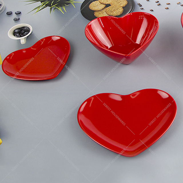 melamine valentine plates