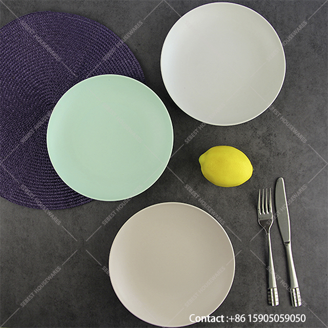 matte melamine plates