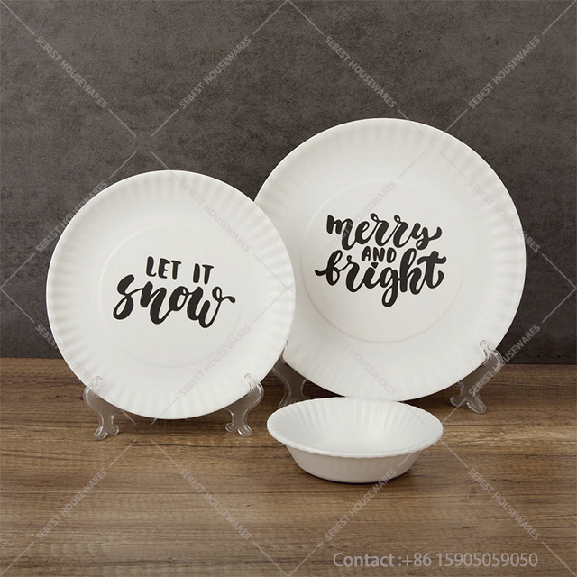 melamine dishes set