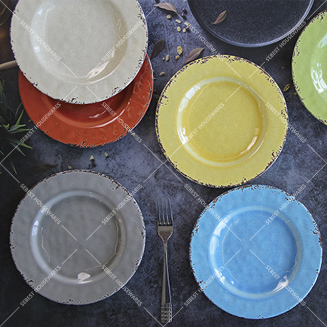 melamine plates set