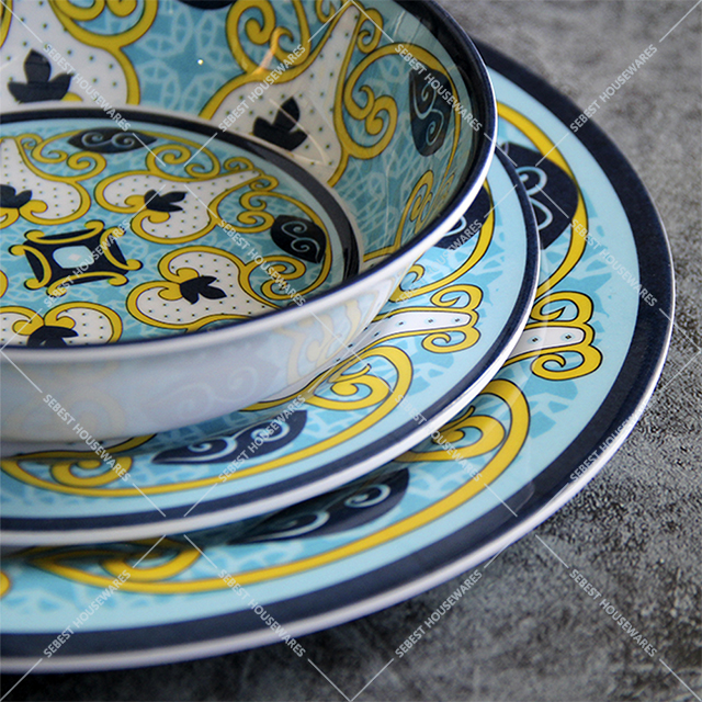 melamine crockery set