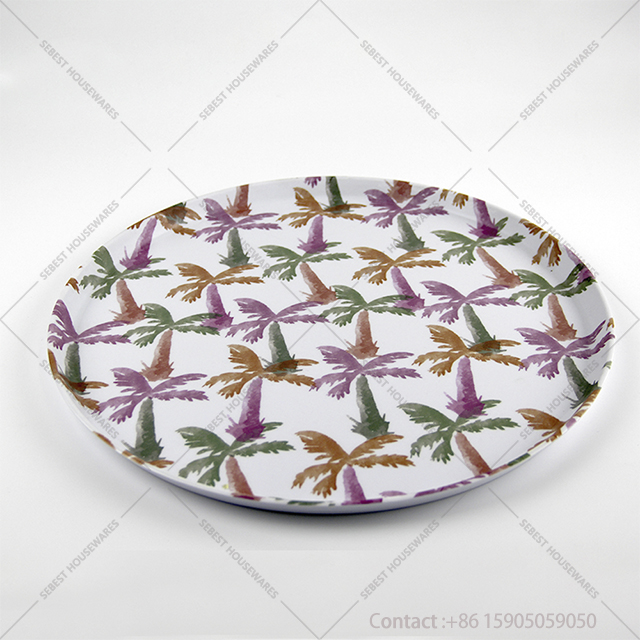 round melamine platters