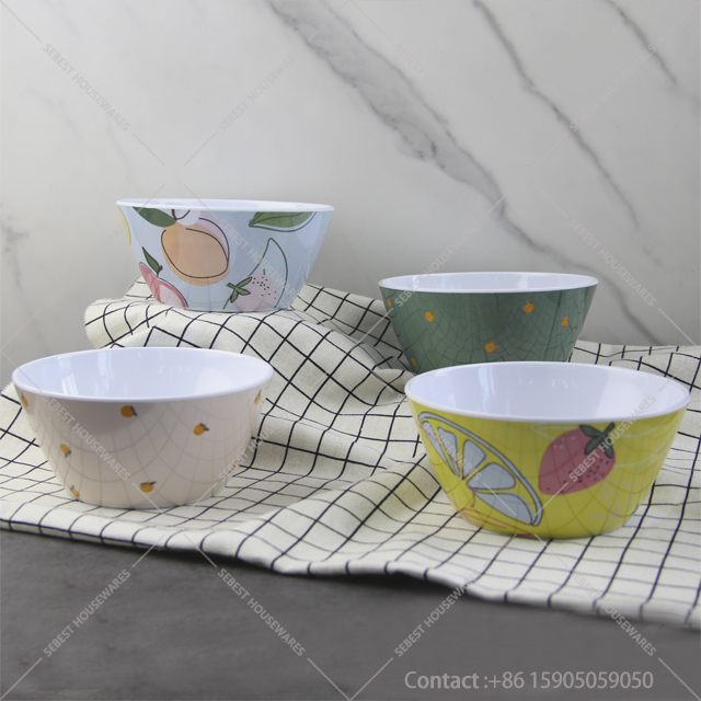 melamine salad bowls