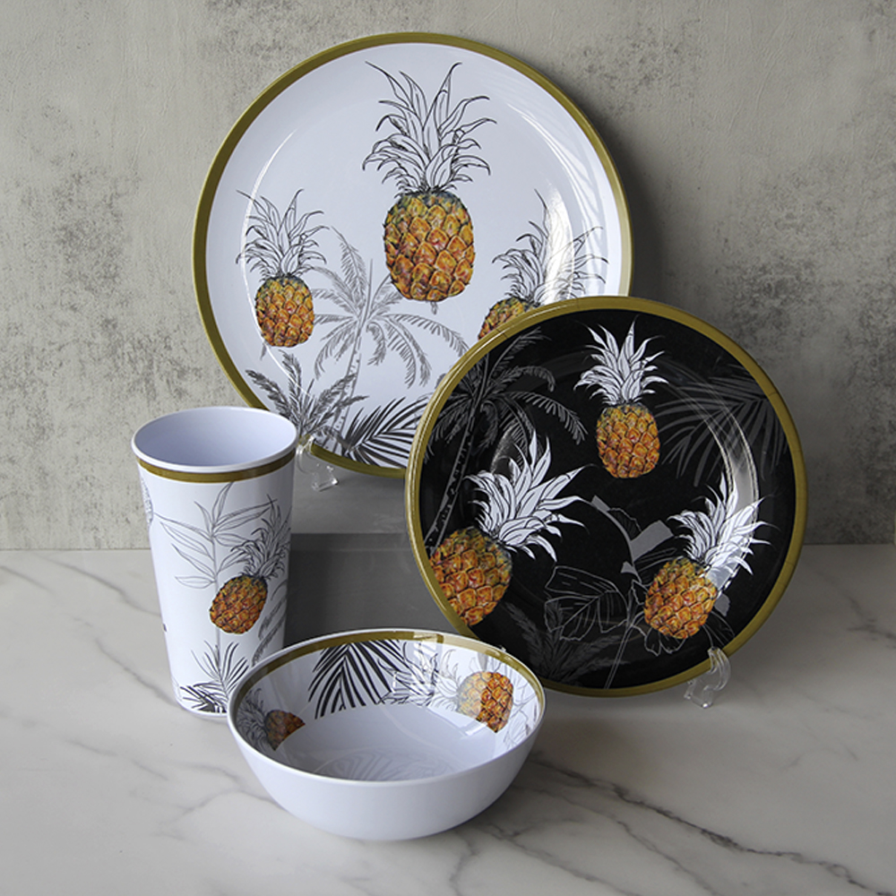 summer melamine dinnerware