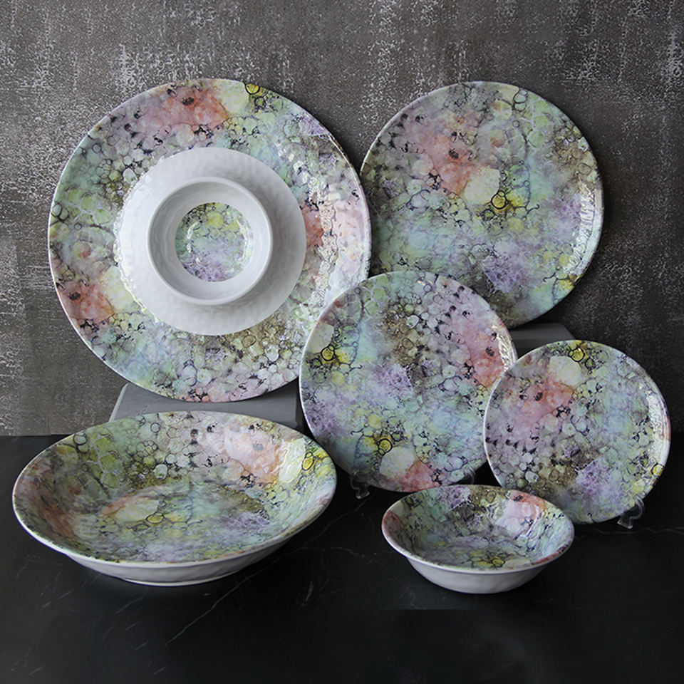melamine dinnerware sets
