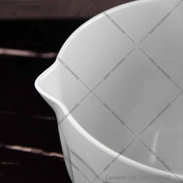melamine batter bowl with handle