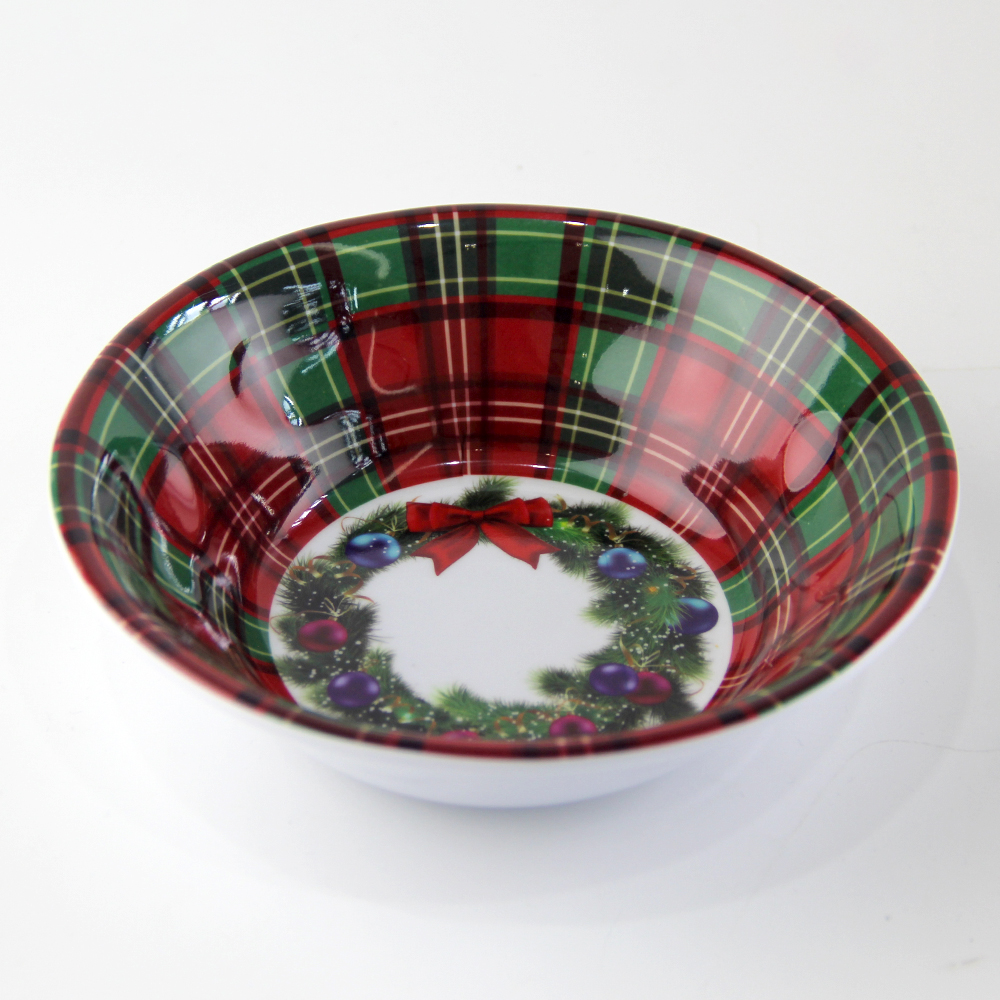  melamine christmas bowls