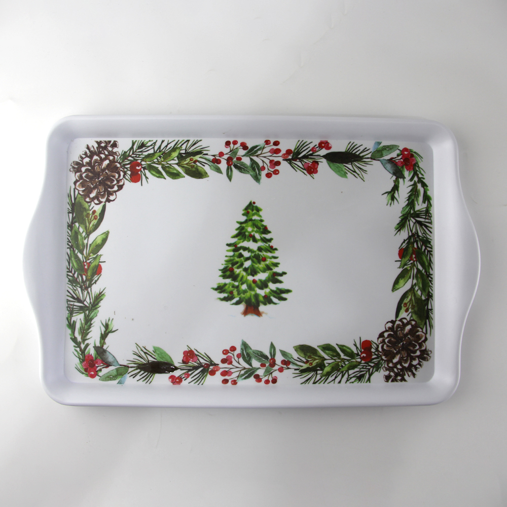 melamine christmas tray