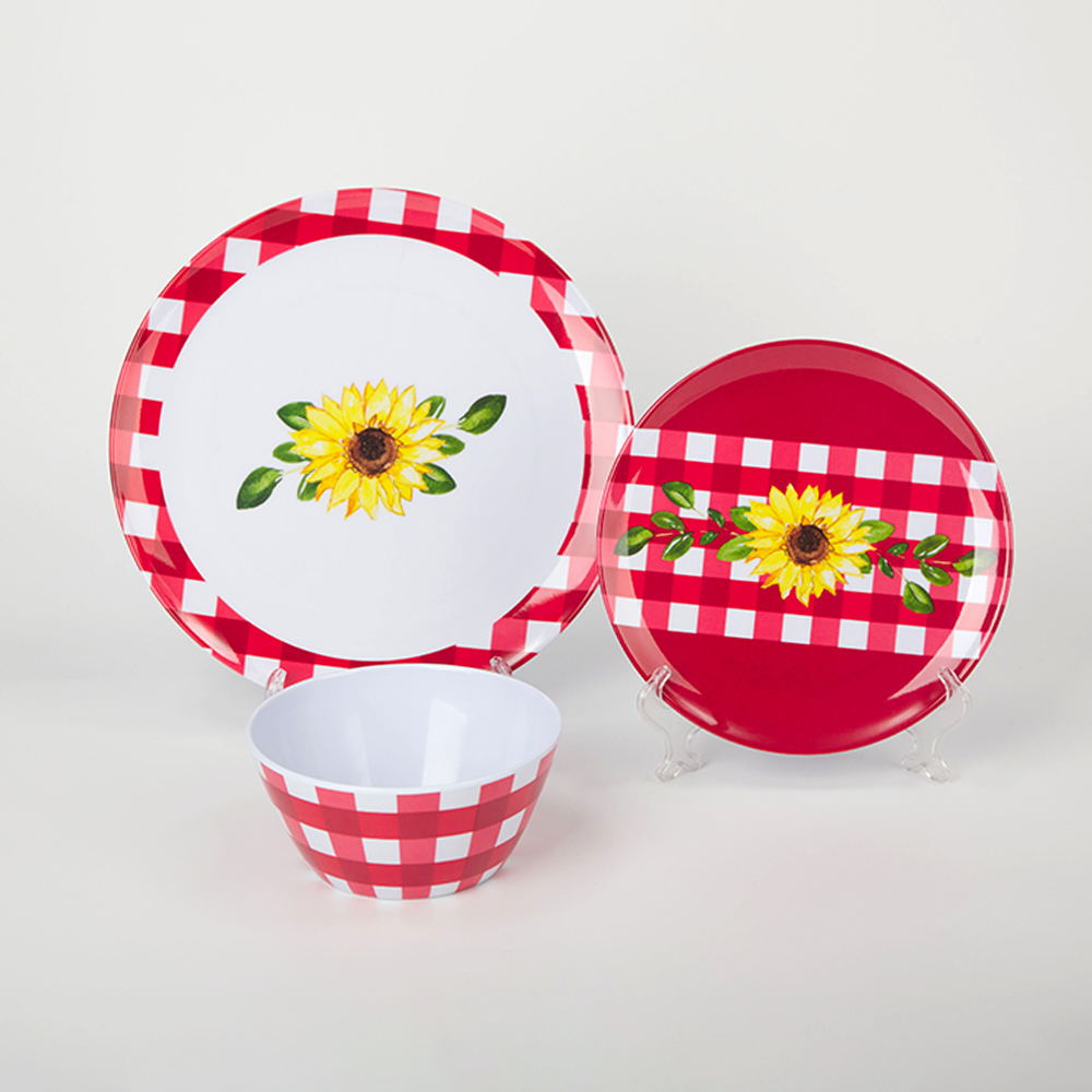 summer melamine dinnerware