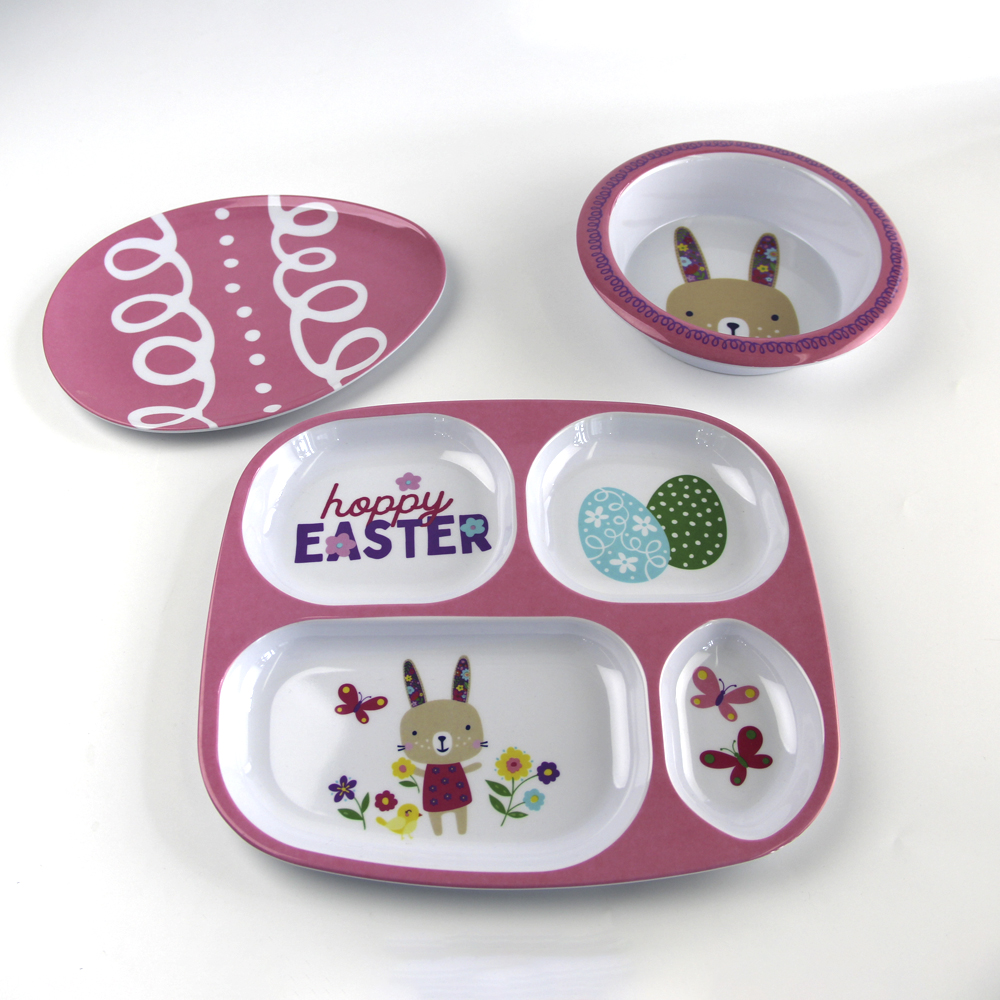 childrens melamine plates