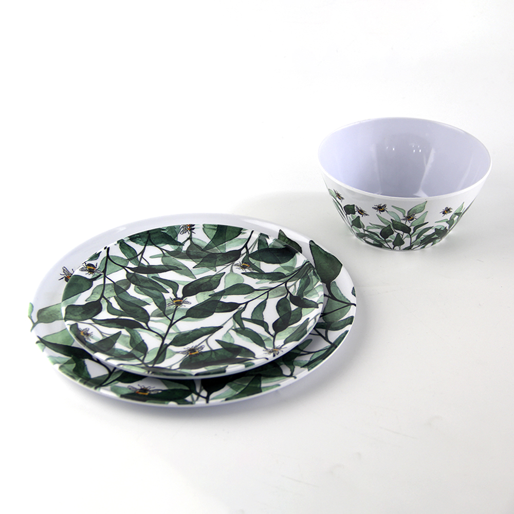 melamine summer dinnerware sets