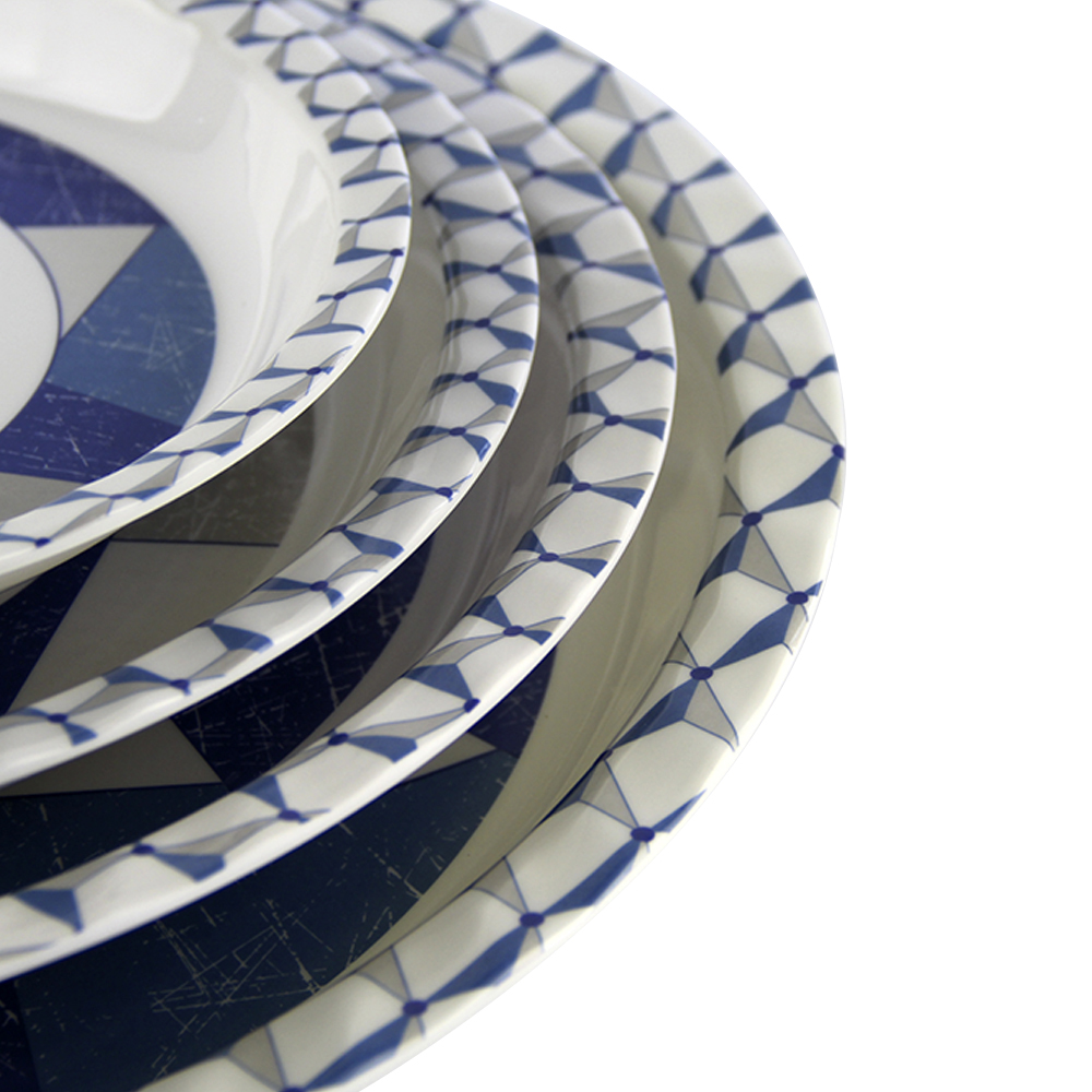 round melamine serving trays