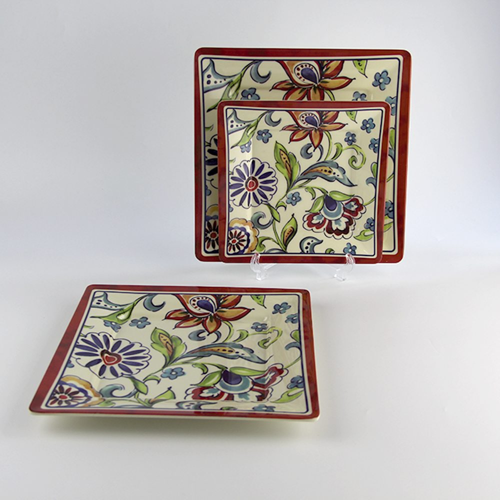 square melamine plates