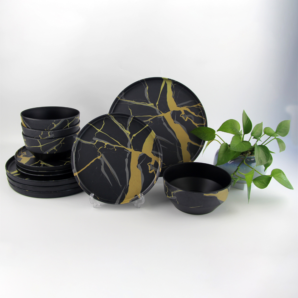 melamine 12 piece dinner sets