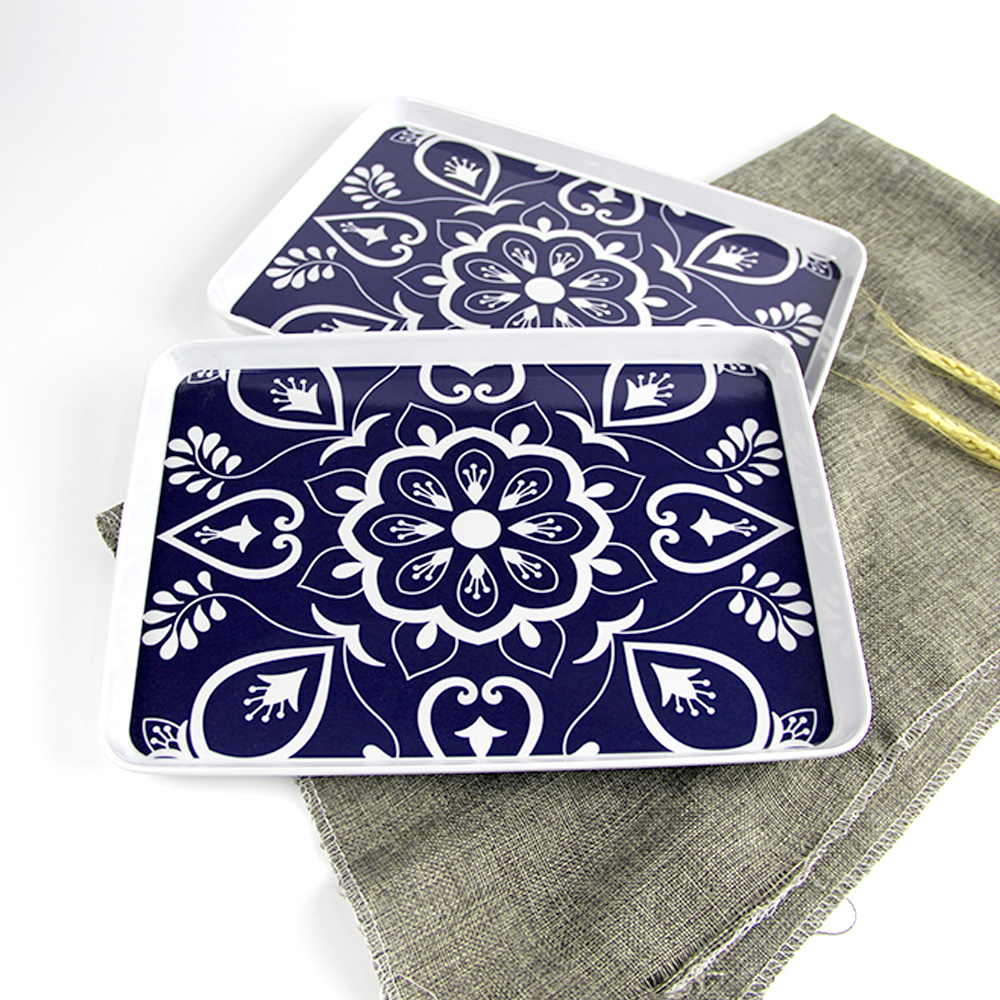melamine rectangular serving tray