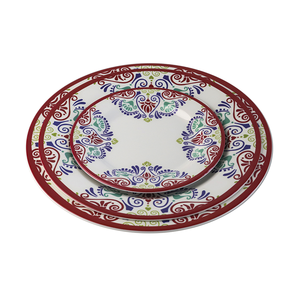 melamine plates set