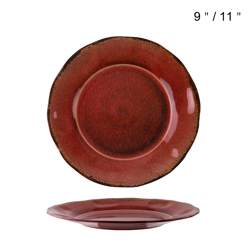 rustic melamine dinnerware