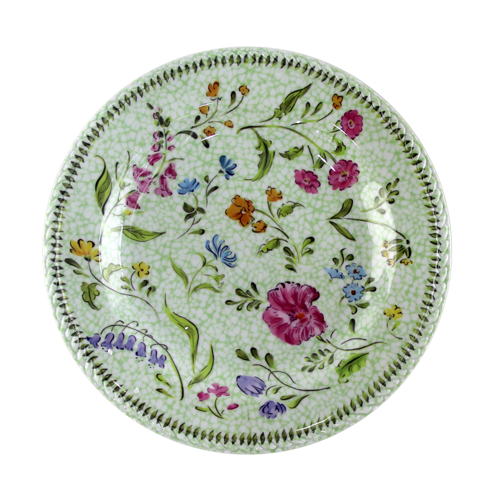 melamine dinnerware green
