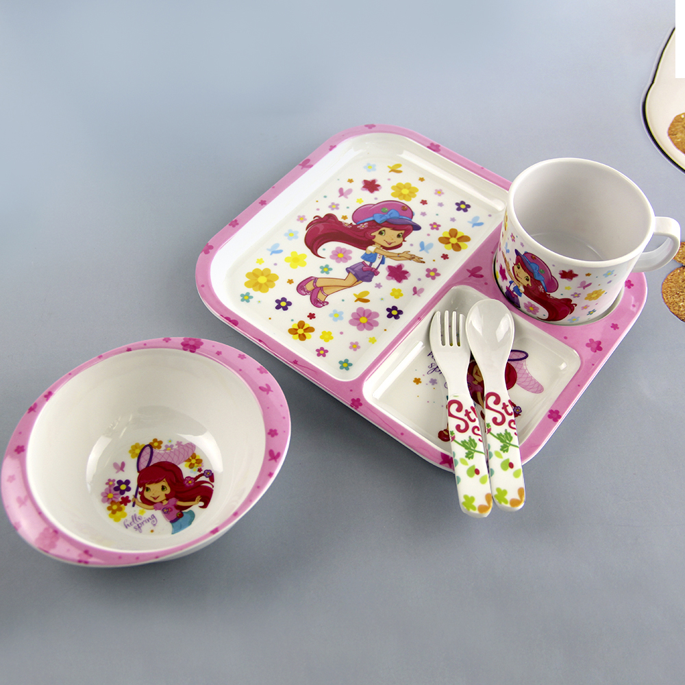 melamine childrens plate sets