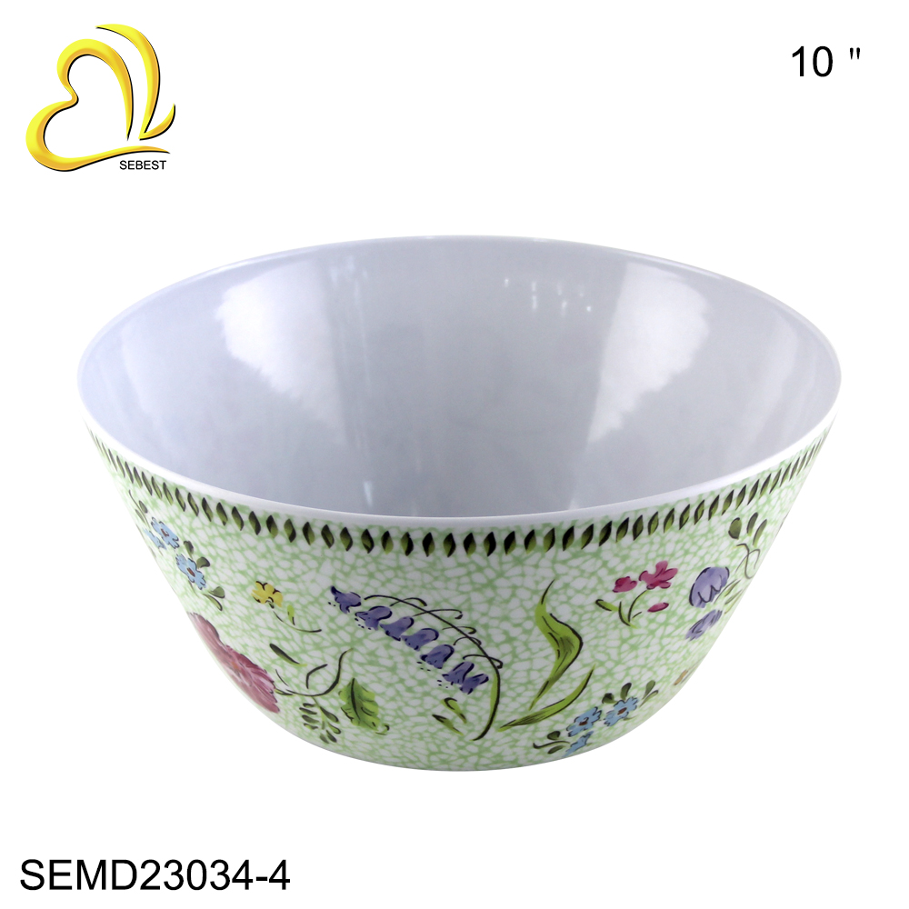 popcorn bowl melamine