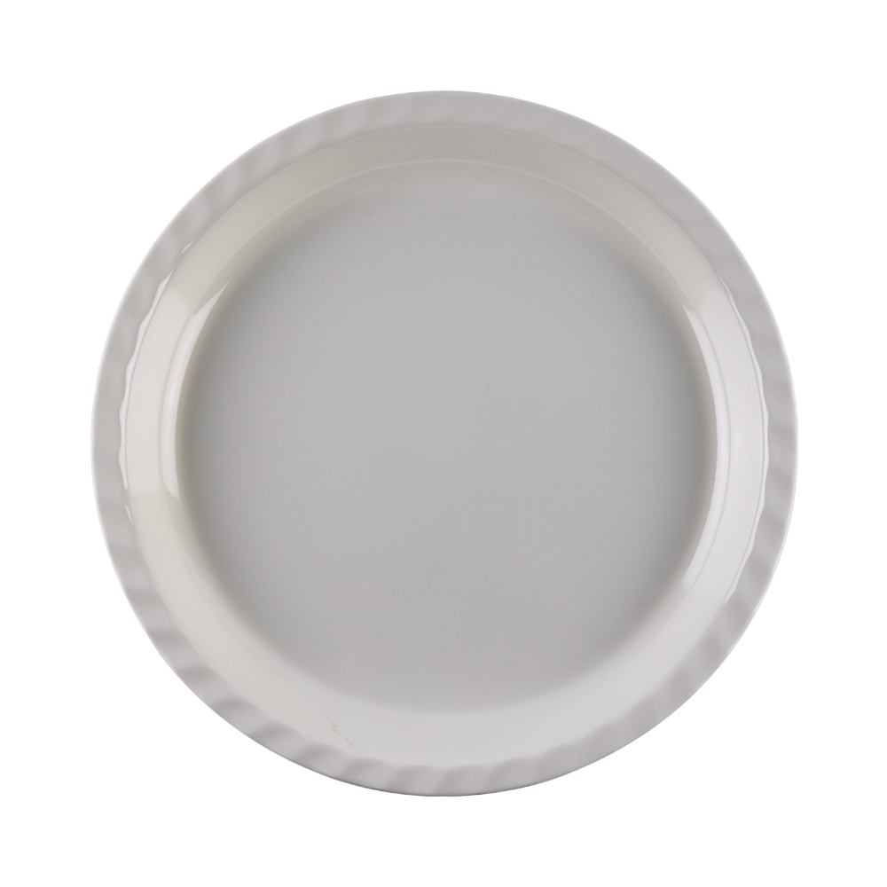 white melamine plates and bowls