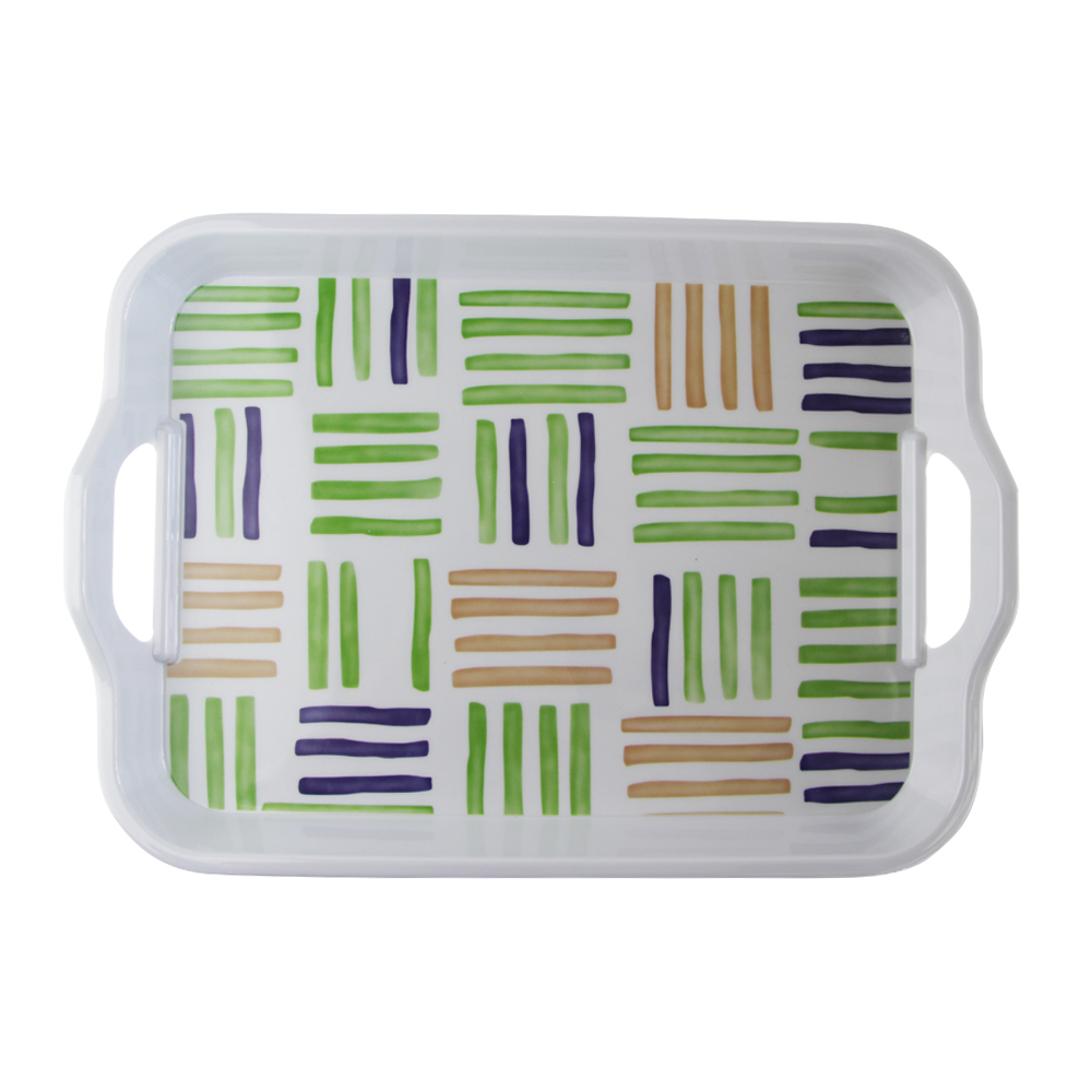 melamine trays with handles