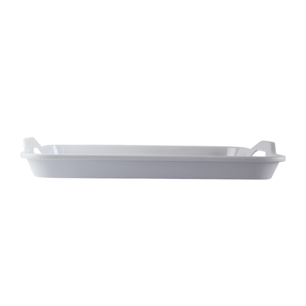 white melamine trays
