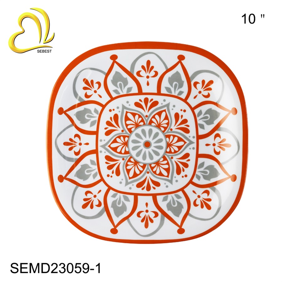 square melamine dinner sets