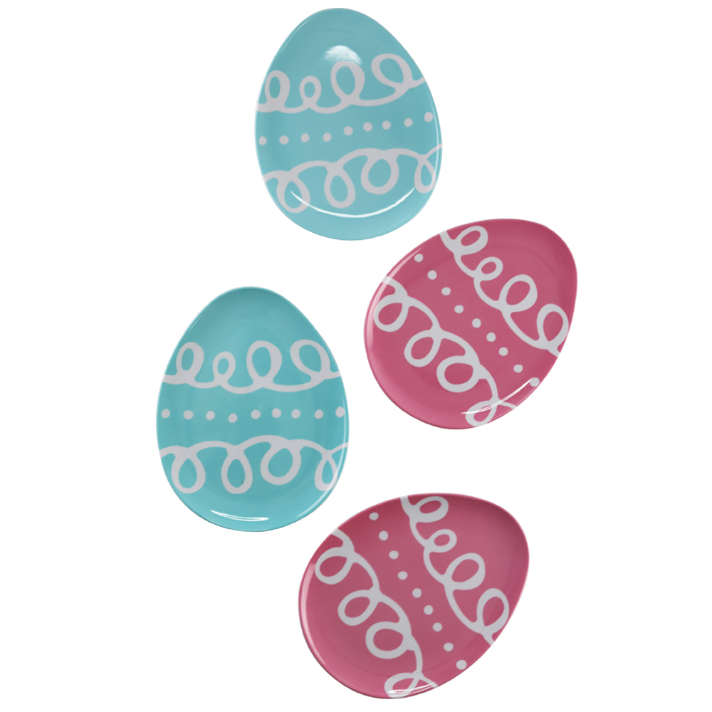 easter egg plates