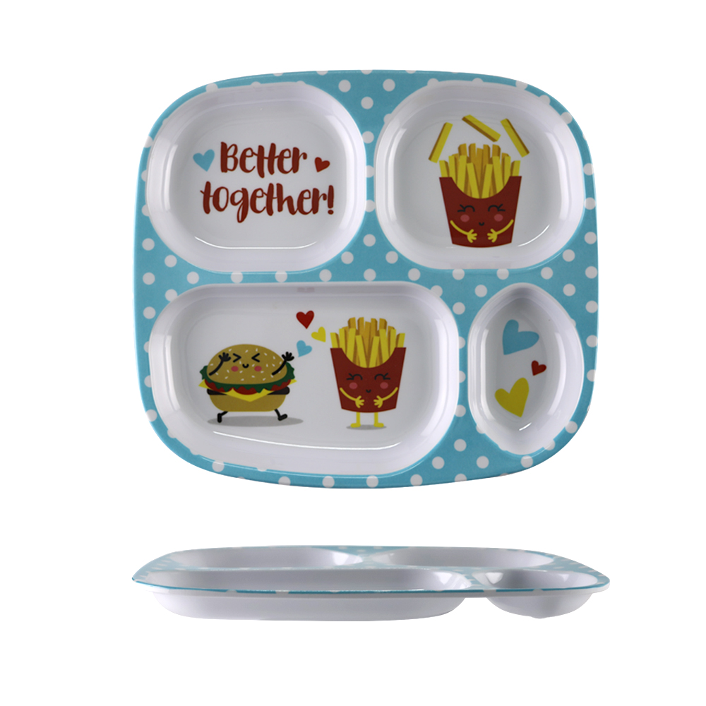 melamine children plate