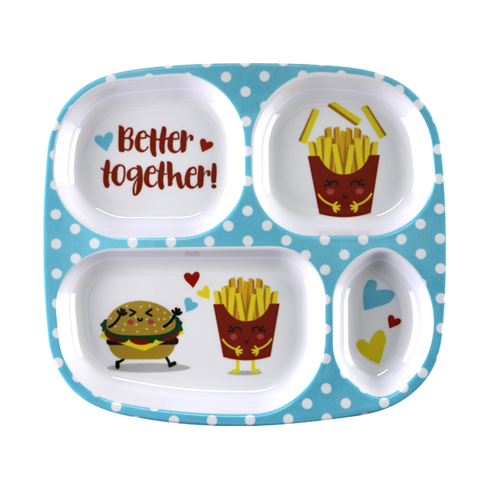childrens divided plate
