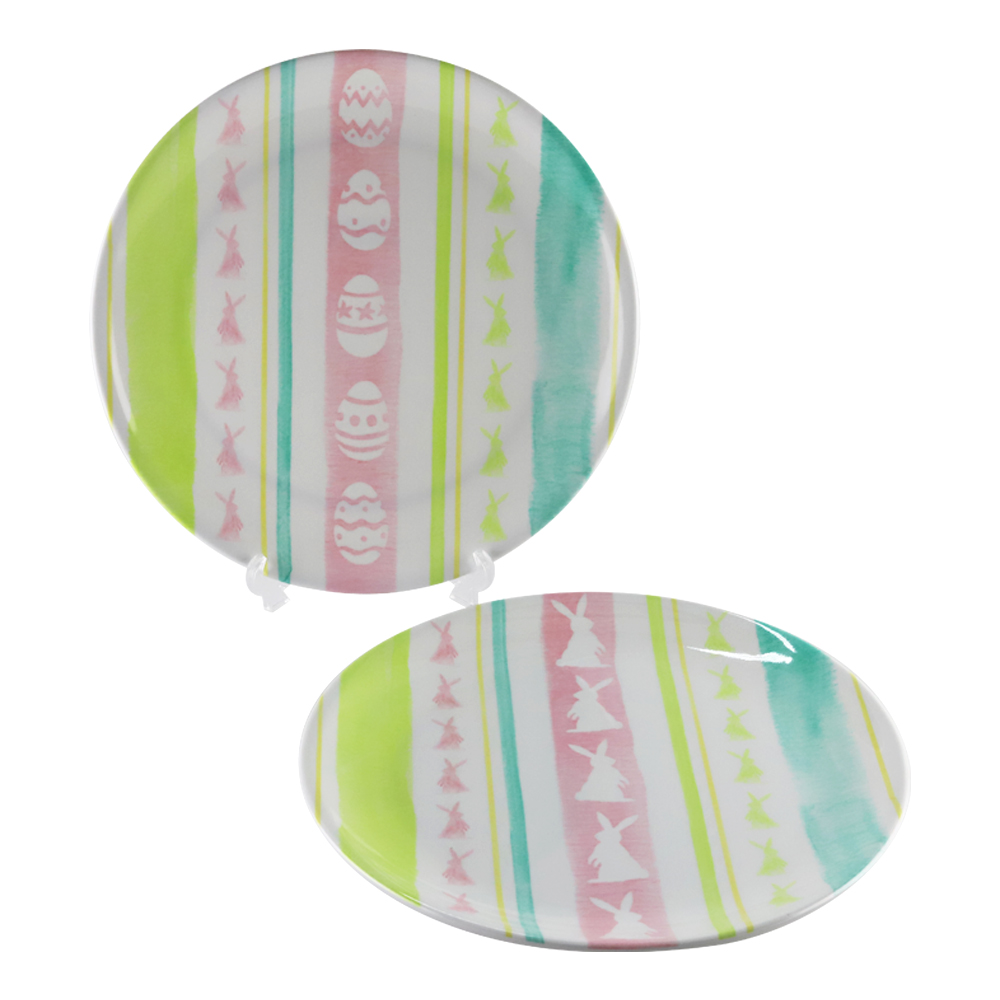 easter melamine plates