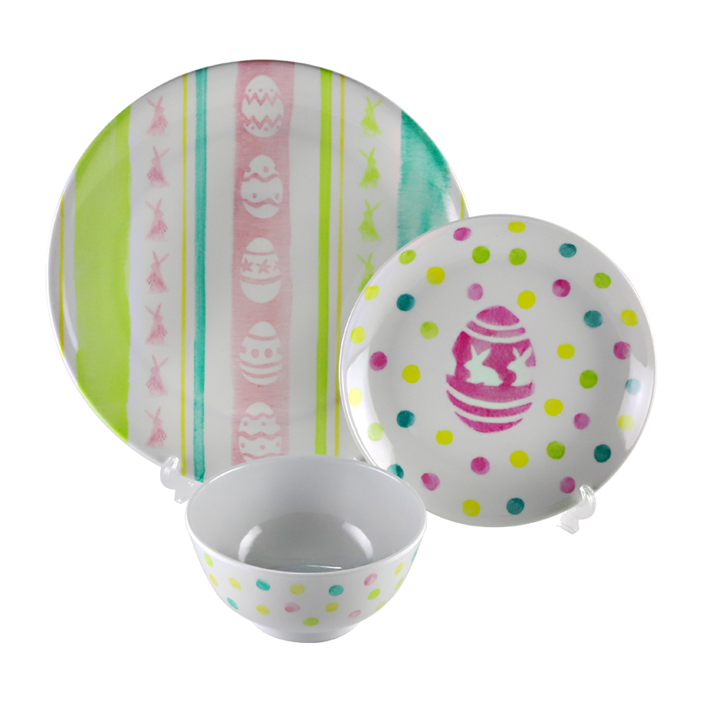 easter dinnerware