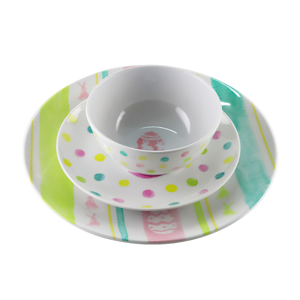 easter dinnerware