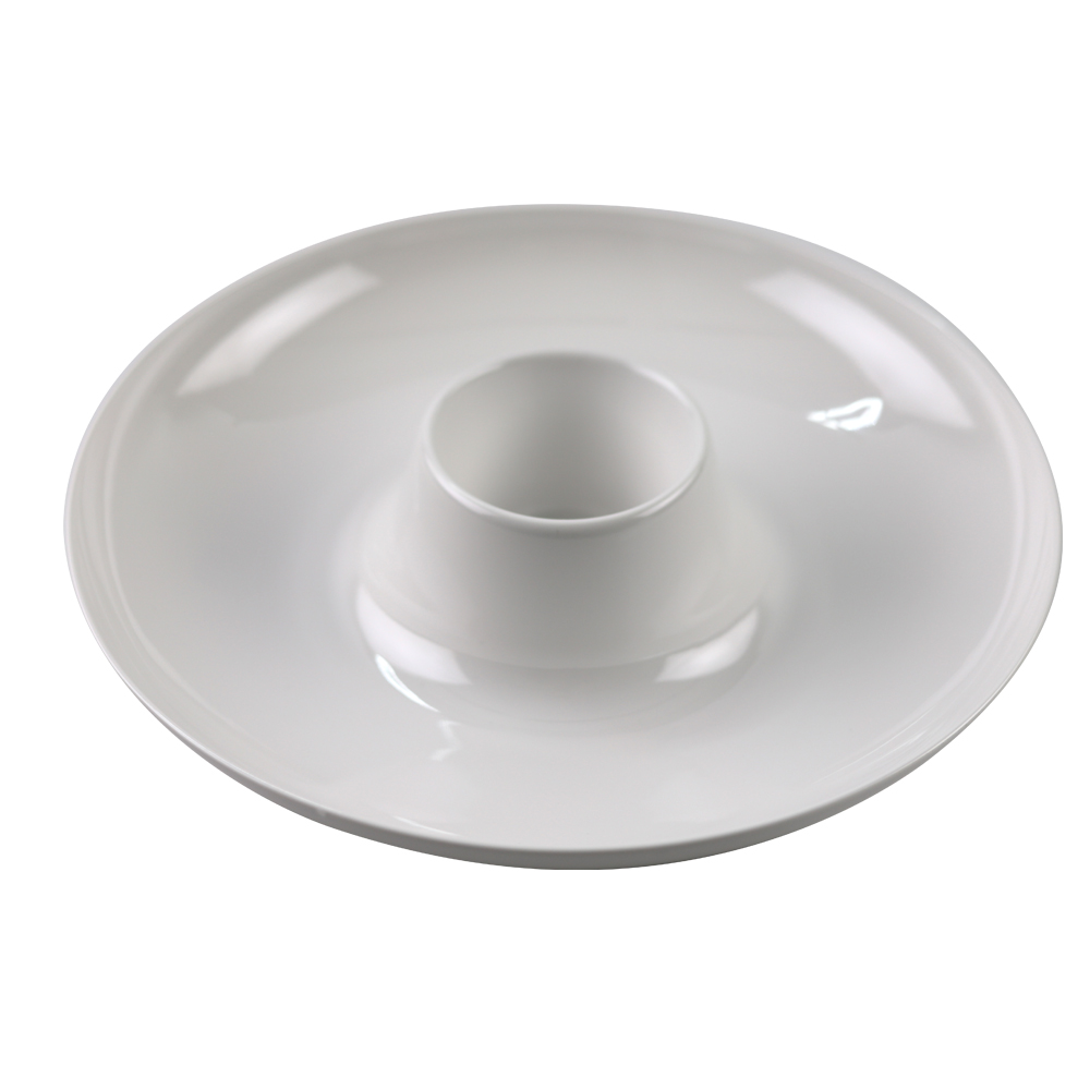melamine chip and dip bowl