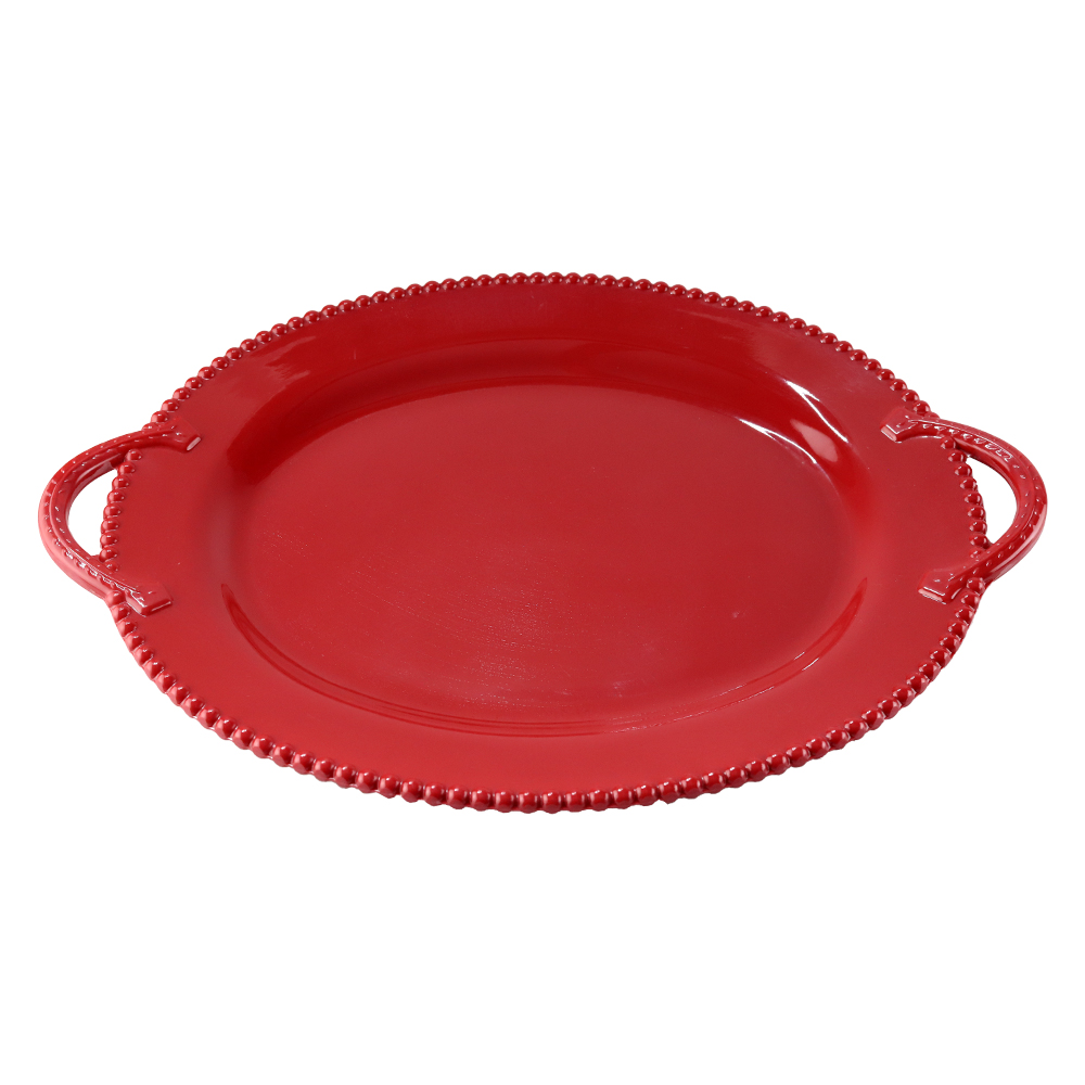 melamine plates oval