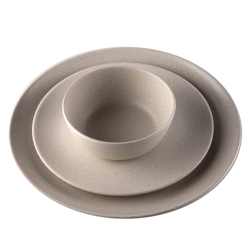 bamboo melamine dinnerware set