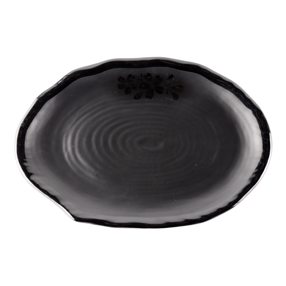 melamine plates oval