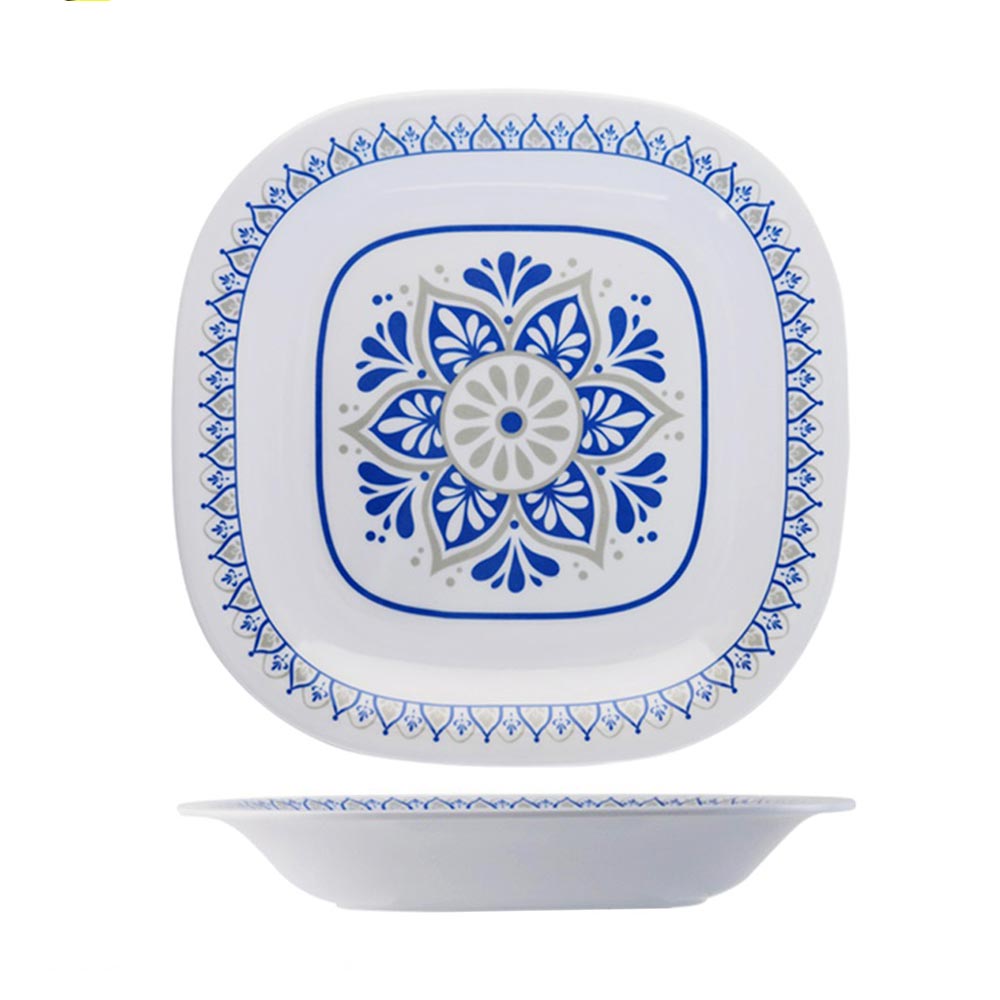 square melamine dinnerware