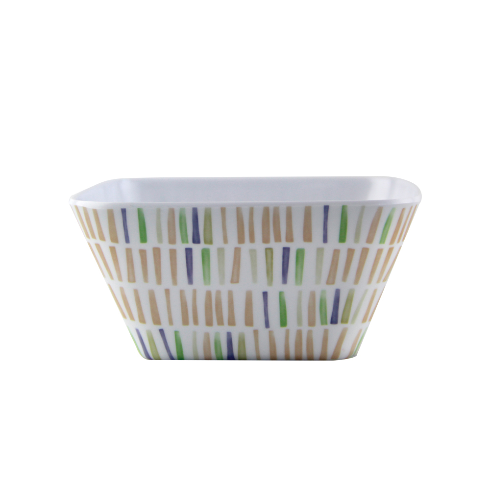 melamine square bowl