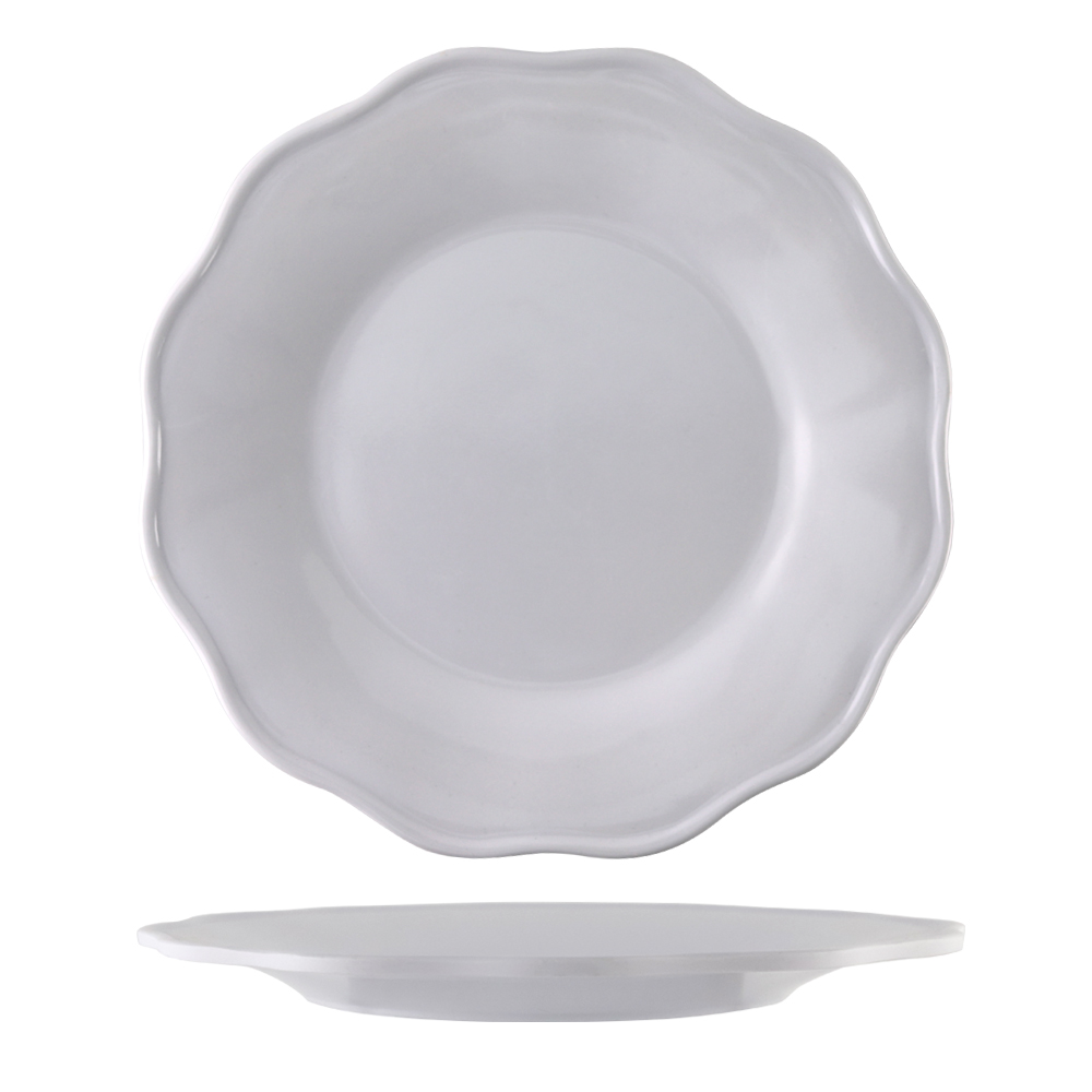 white melamine plates