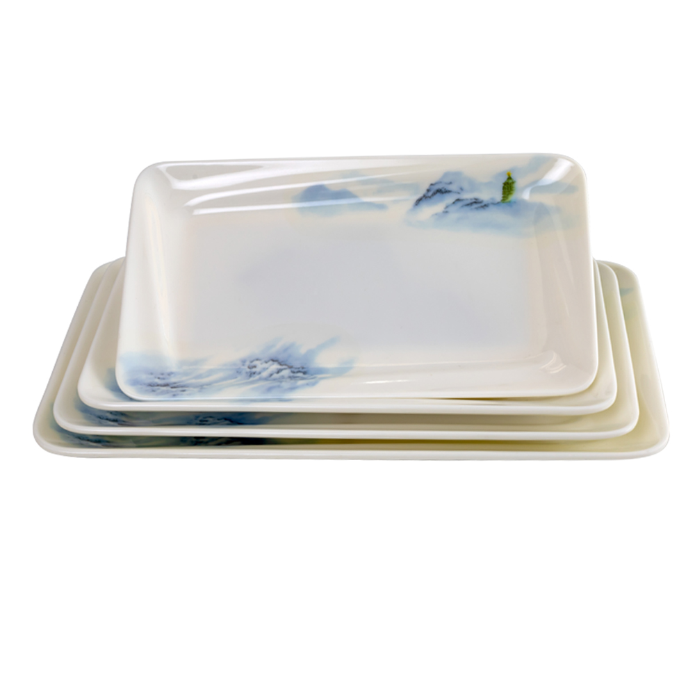 Rectangle Melamine Plates