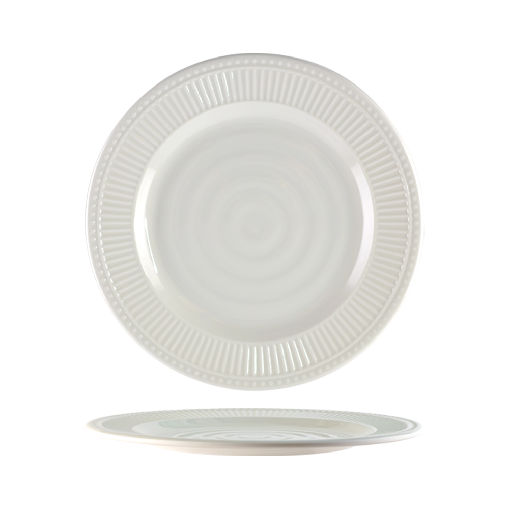 white melamine dinner sets