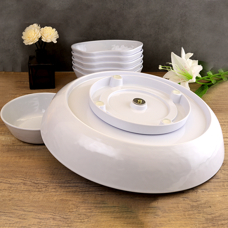 melamine lazy susan