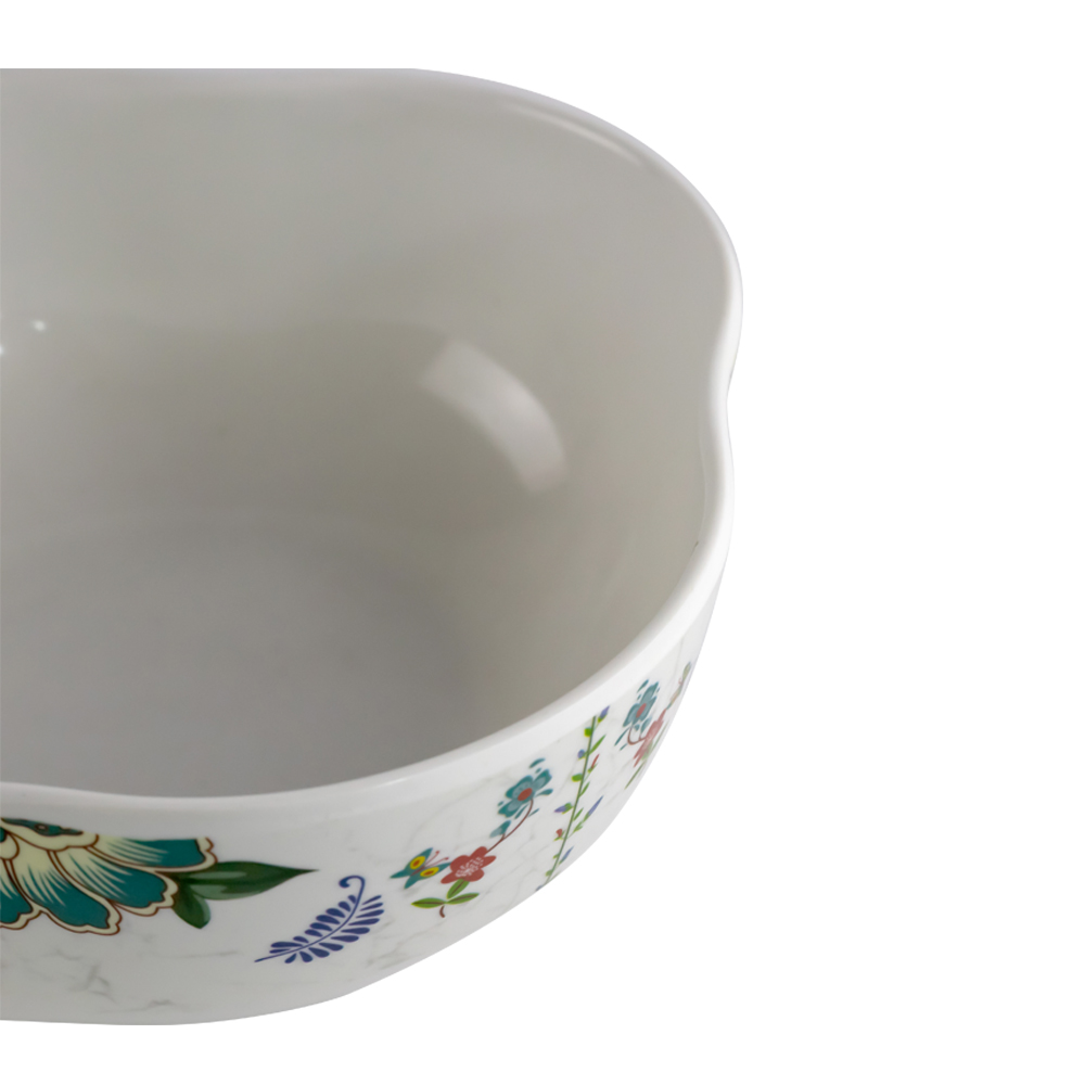 floral melamine bowls